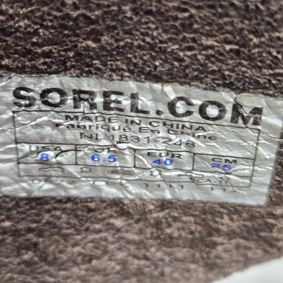 Sorel Women's Brown Lace Up Thong Sandals Sz 8 Flip Flop Alligator Travel Boho - Picture 2 of 10